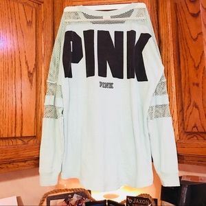 PINK VS Longsleeve Mesh Sleeved 🦋